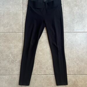 Ann Taylor Pants Womens Small black Pull On Legging casual fitted Ankle